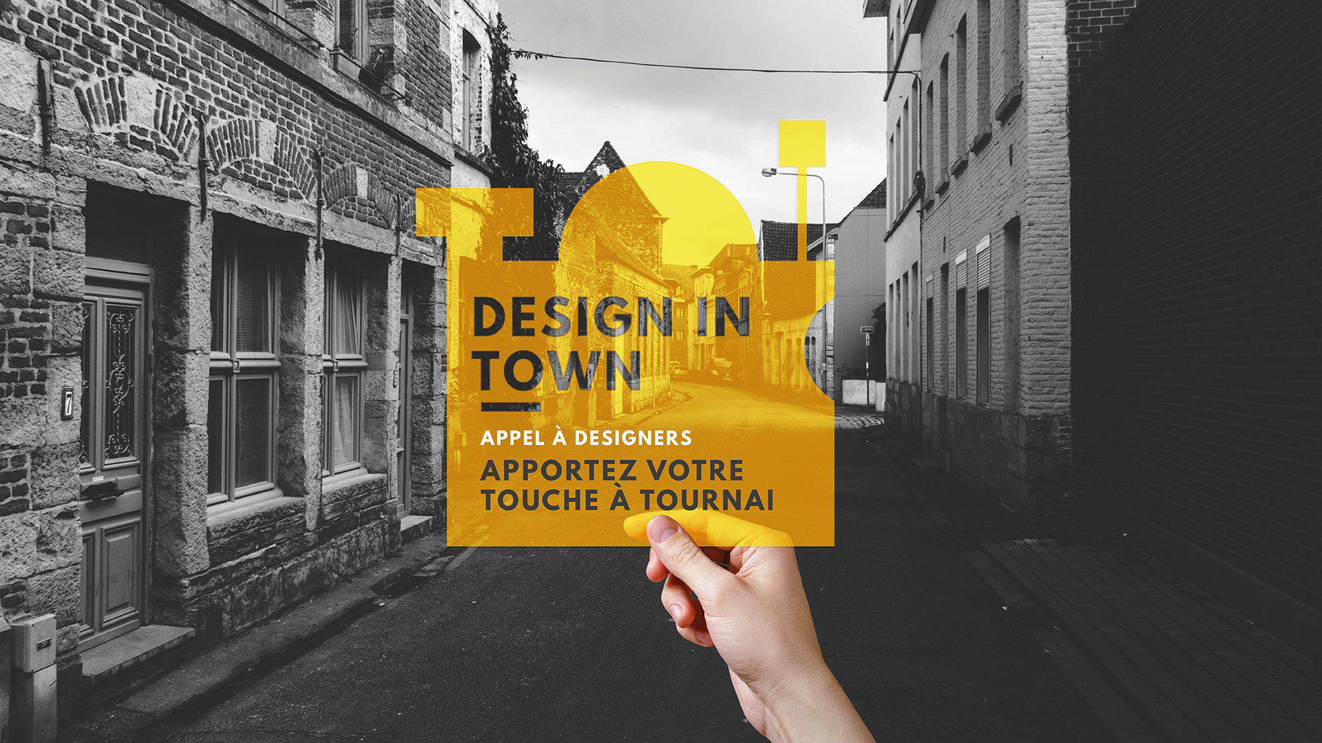 Appel à designers DESIGN IN TOWN #Tournai !